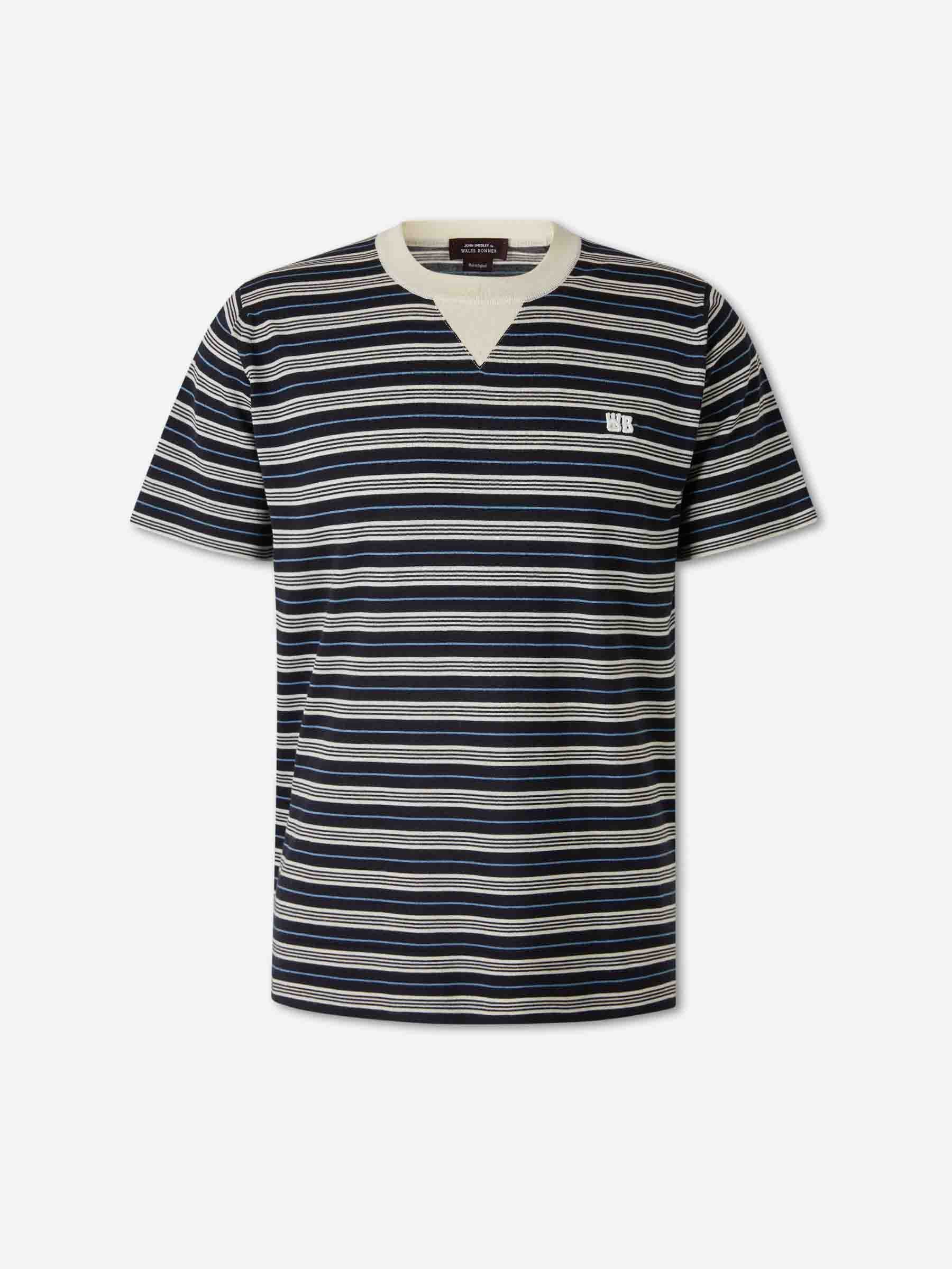 Outlet online Wales Bonner Hombre Camiseta Cuello Redondo color Multicolor sku 553-004569 01 - Foto 1