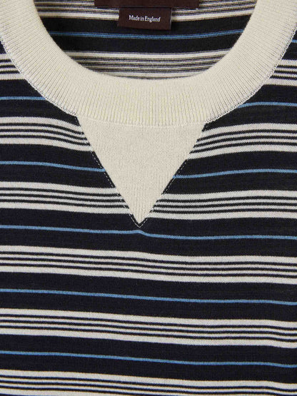 Outlet online Wales Bonner Hombre Camiseta Cuello Redondo color Multicolor sku 553-004569 01 - Foto 3