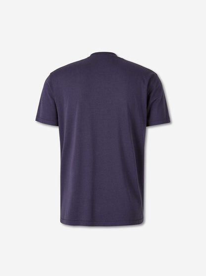 Outlet online Tom Ford Hombre Camiseta Lisa color Azul Marino sku 553-004585 05 - Foto 2