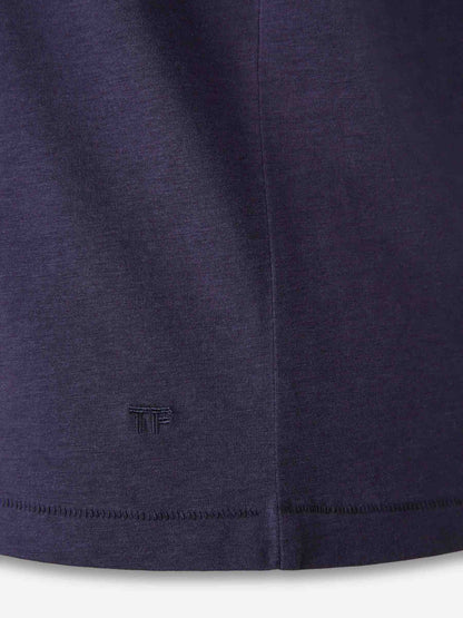 Outlet online Tom Ford Hombre Camiseta Lisa color Azul Marino sku 553-004585 05 - Foto 4