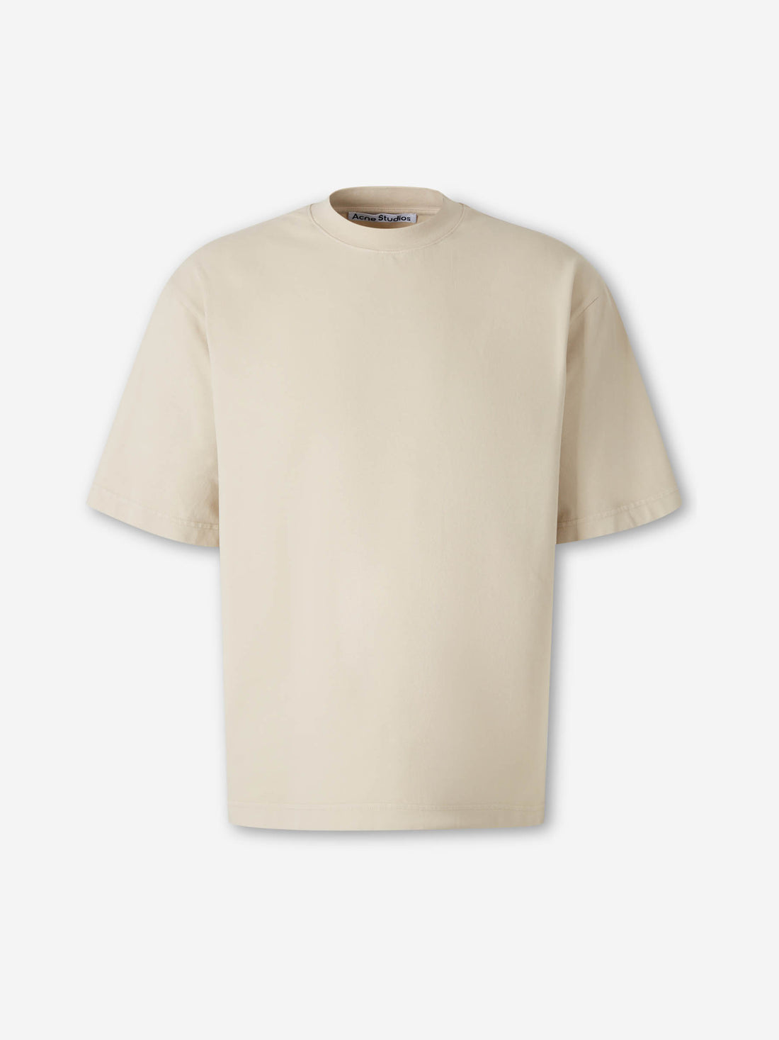 Outlet online Acne Studios Hombre Camiseta Cuello Redondo color Crema sku 553-004590 03 - Foto 1