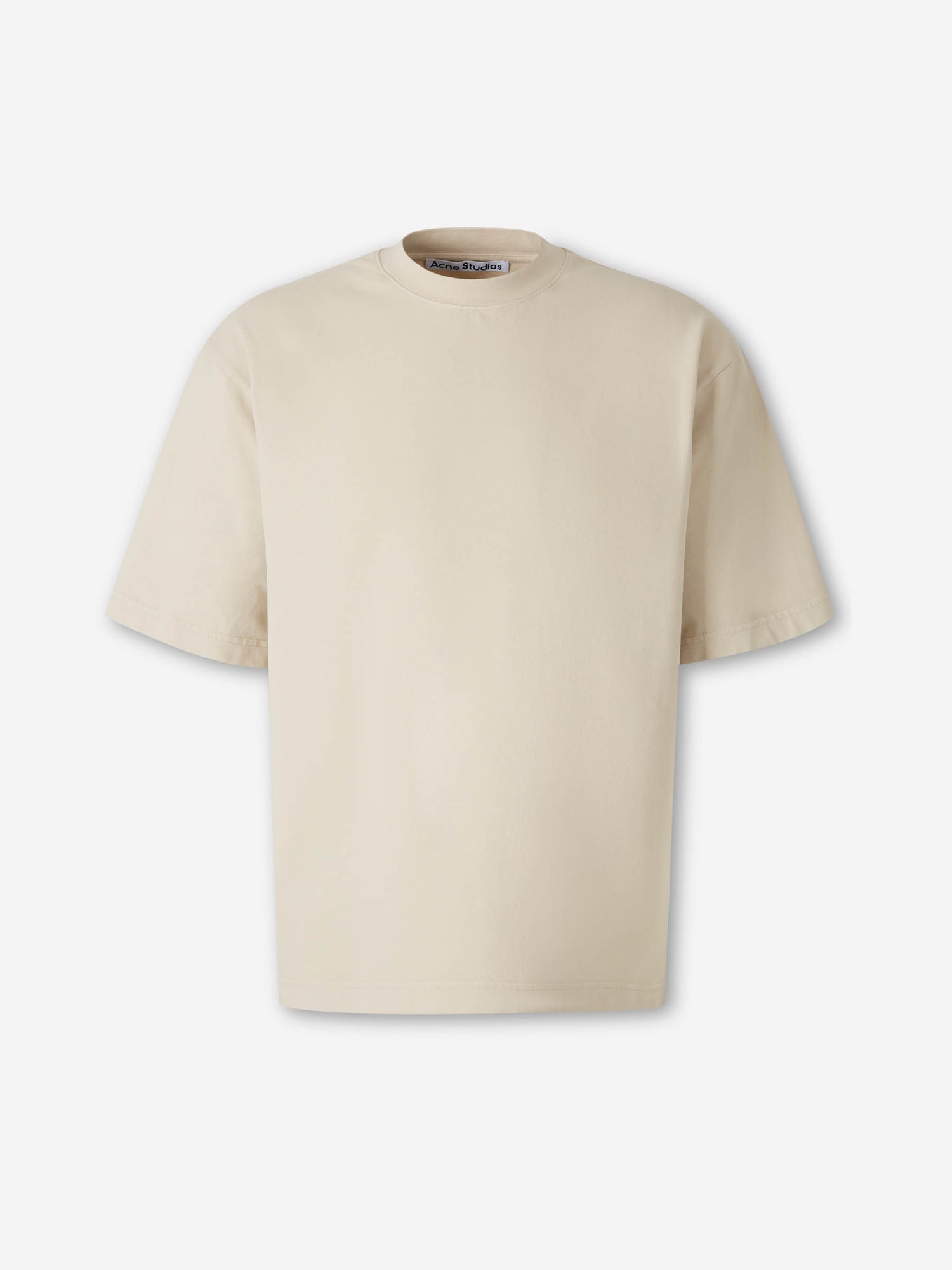 Outlet online Acne Studios Hombre Camiseta Cuello Redondo color Crema sku 553-004590 03 - Foto 1