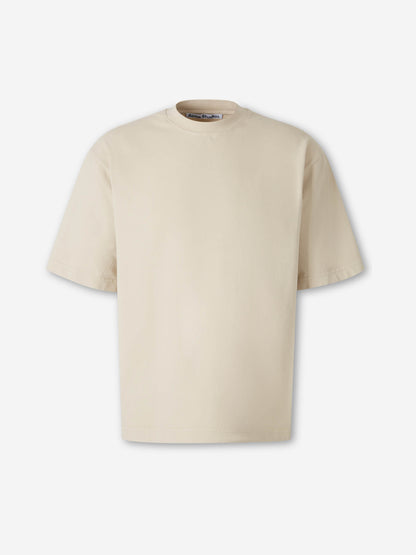 Outlet online Acne Studios Hombre Camiseta Cuello Redondo color Crema sku 553-004590 03 - Foto 1