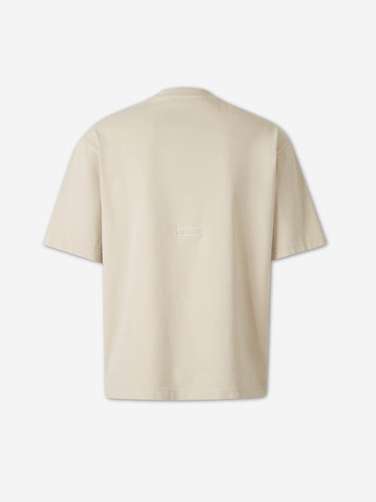 Outlet online Acne Studios Hombre Camiseta Cuello Redondo color Crema sku 553-004590 03 - Foto 2