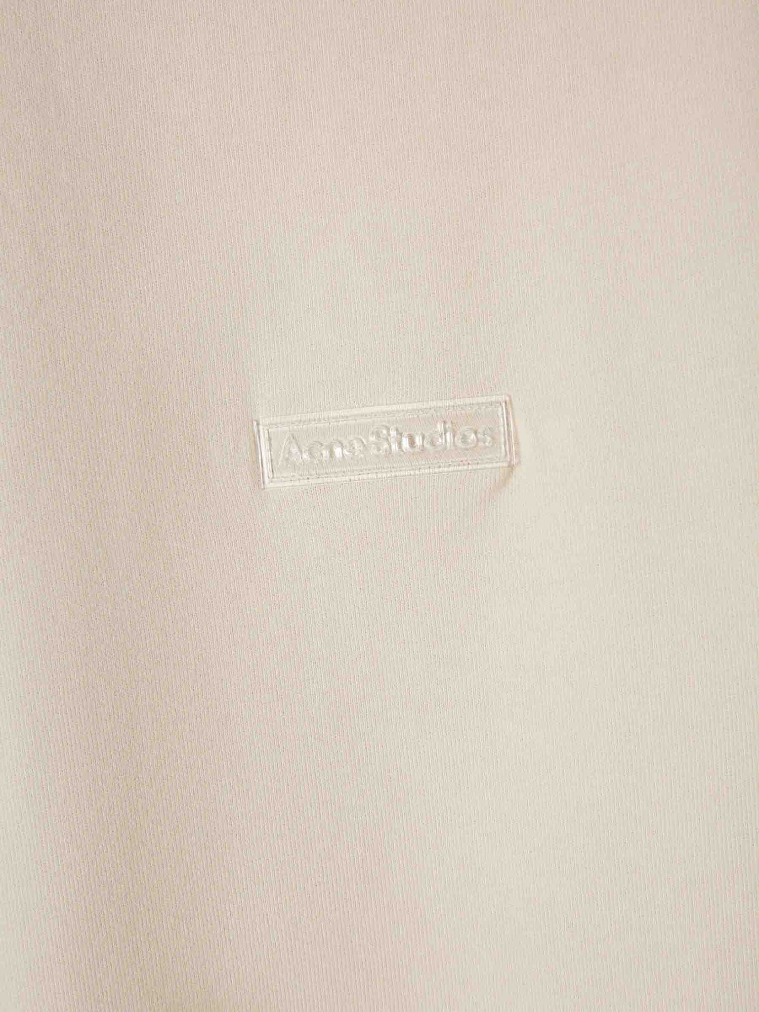 Outlet online Acne Studios Hombre Camiseta Cuello Redondo color Crema sku 553-004590 03 - Foto 4