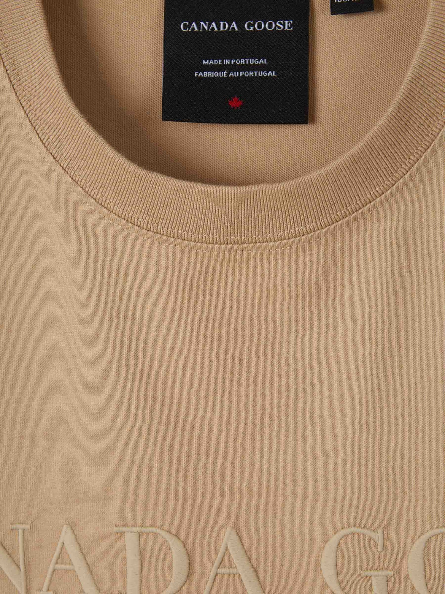 Outlet online Canada Goose Hombre Camiseta Cuello Redondo color Camel sku 553-004596 01 - Foto 3