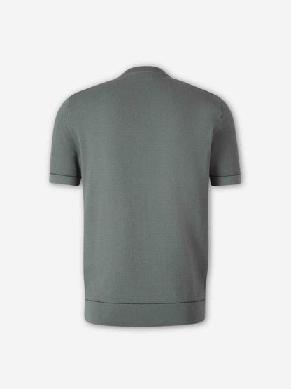 Outlet online Brioni Hombre Camiseta Cuello Redondo color Verde sku 553-004599 01 - Foto 2