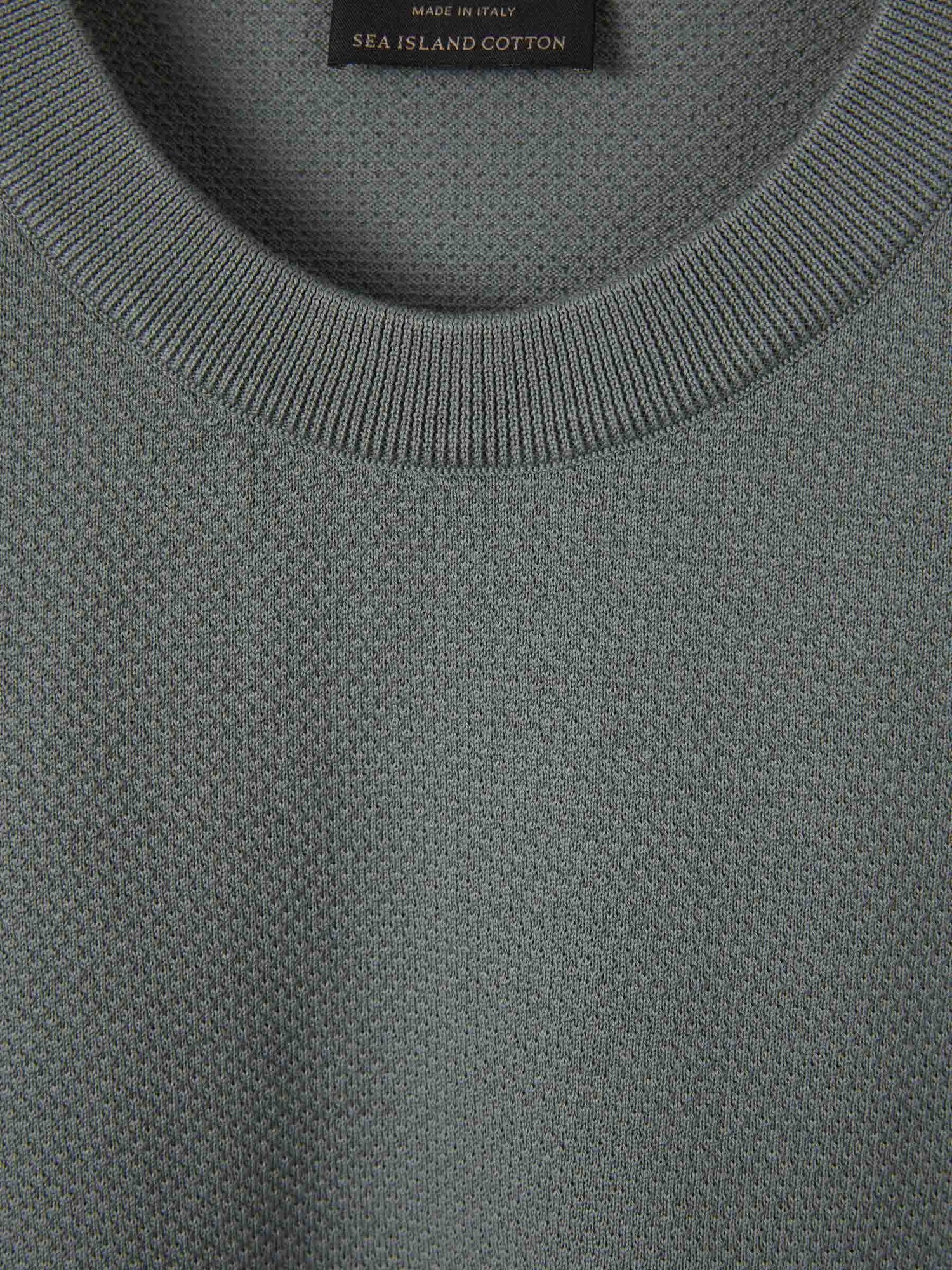 Outlet online Brioni Hombre Camiseta Cuello Redondo color Verde sku 553-004599 01 - Foto 3
