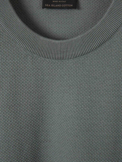 Outlet online Brioni Hombre Camiseta Cuello Redondo color Verde sku 553-004599 01 - Foto 3