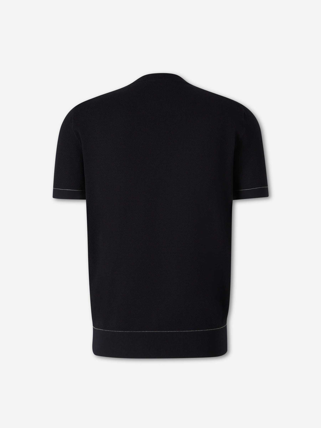 Outlet online Brioni Hombre Camiseta Cuello Redondo color Azul Noche sku 553-004599 02 - Foto 2