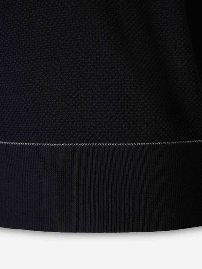 Outlet online Brioni Hombre Camiseta Cuello Redondo color Azul Noche sku 553-004599 02 - Foto 4