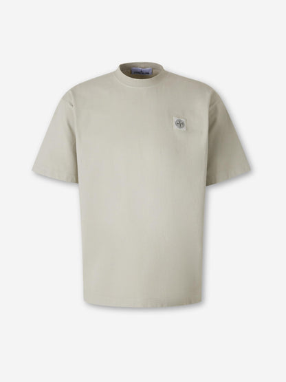 Outlet online Stone Island Hombre Camiseta Cuello Redondo color Gris Claro sku 553-004603 02 - Foto 1