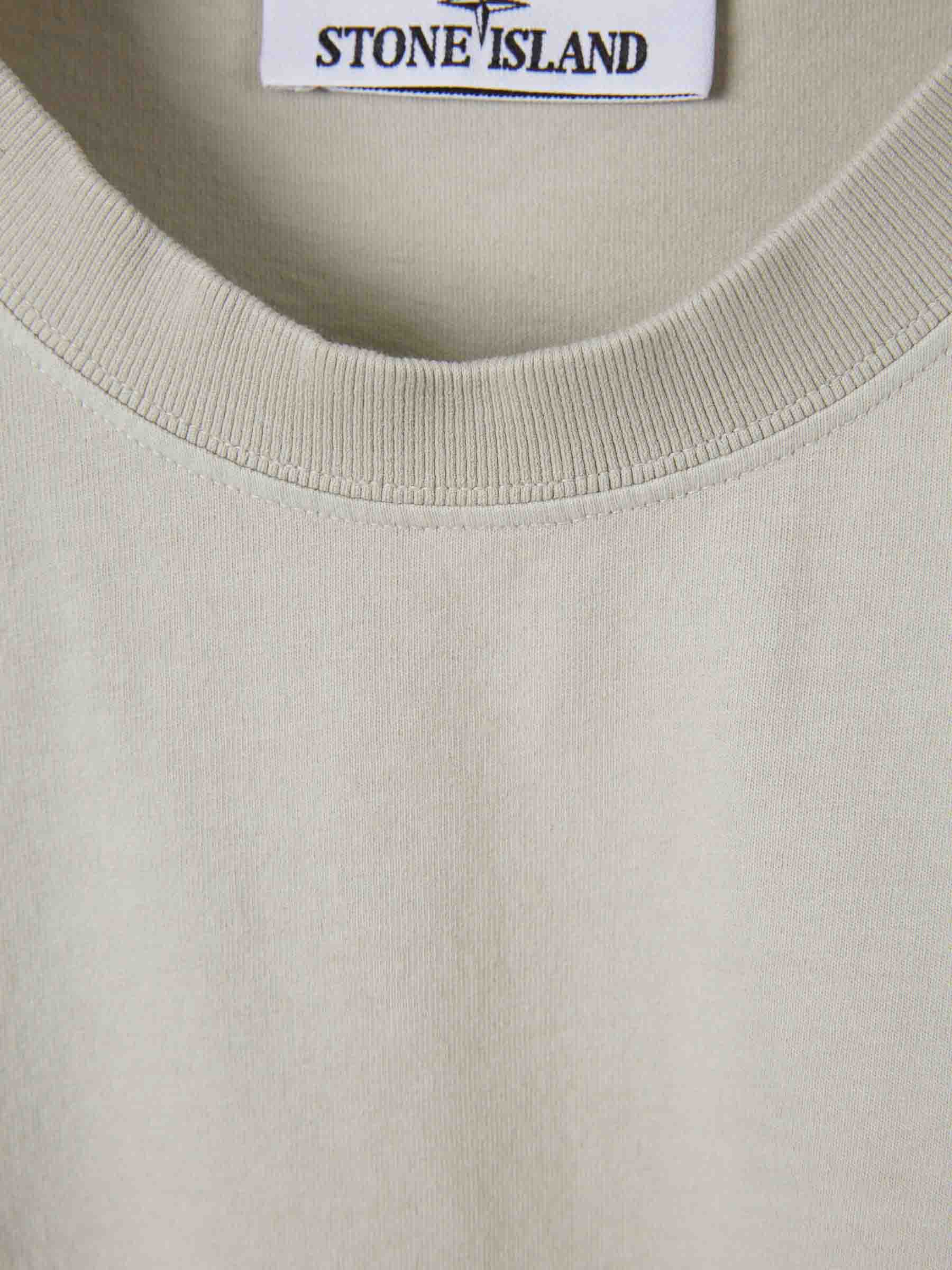 Outlet online Stone Island Hombre Camiseta Cuello Redondo color Gris Claro sku 553-004603 02 - Foto 3