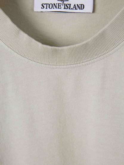 Outlet online Stone Island Hombre Camiseta Cuello Redondo color Gris Claro sku 553-004603 02 - Foto 3