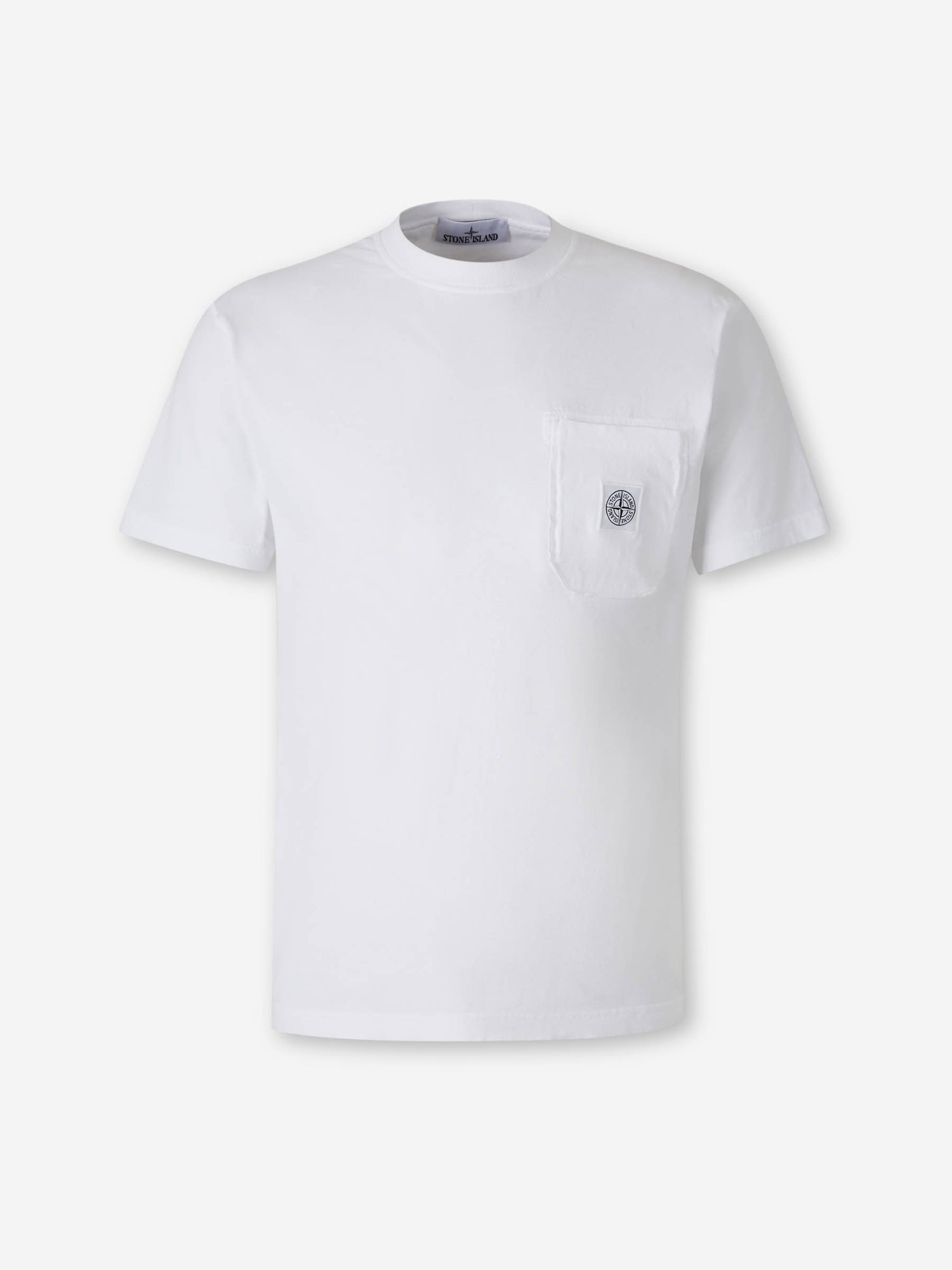 Outlet online Stone Island Hombre Camiseta Cuello Redondo color Blanco sku 553-004606 01 - Foto 1