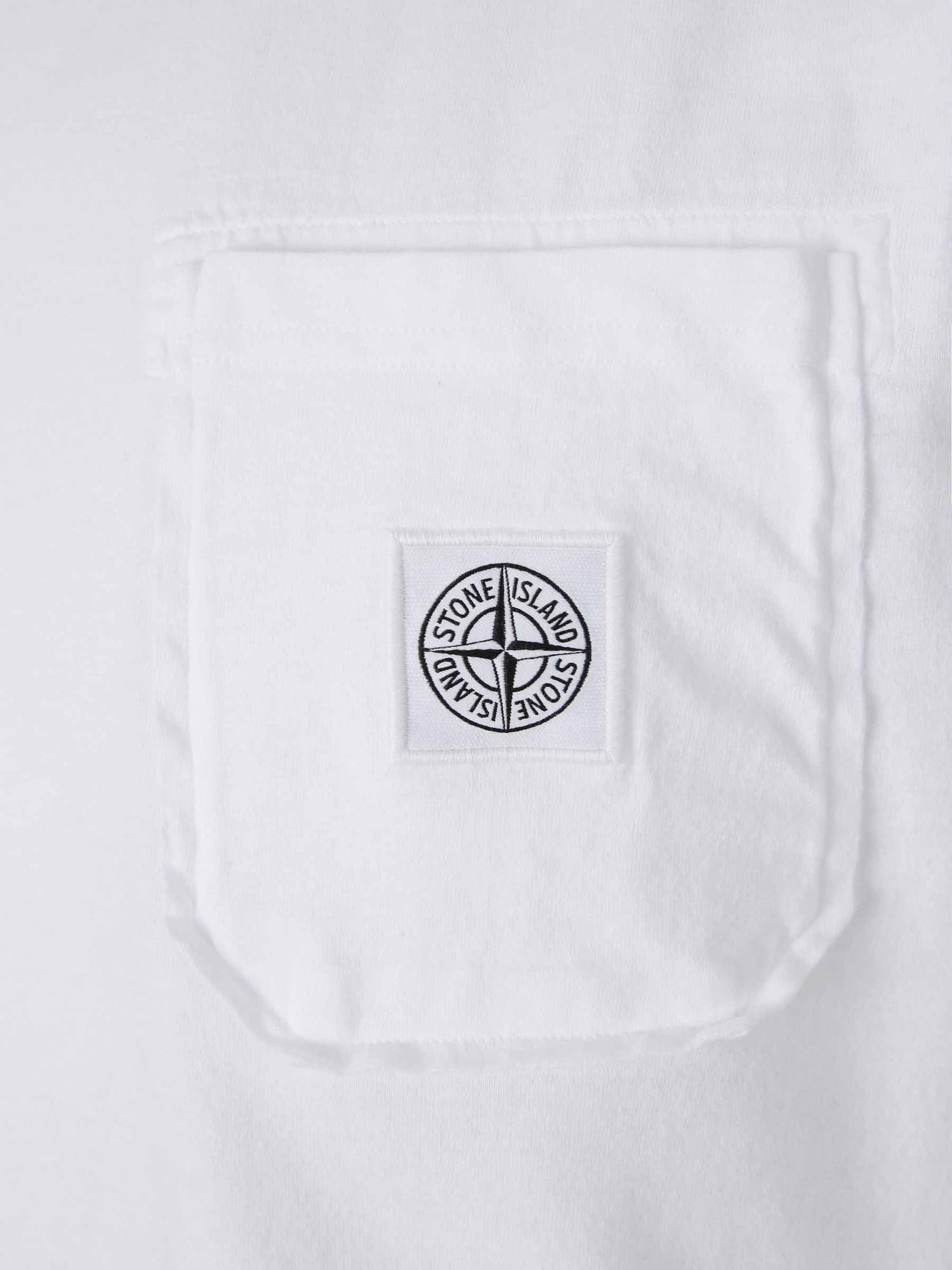 Outlet online Stone Island Hombre Camiseta Cuello Redondo color Blanco sku 553-004606 01 - Foto 4