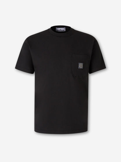 Outlet online Stone Island Hombre Camiseta Cuello Redondo color Negro sku 553-004606 02 - Foto 1