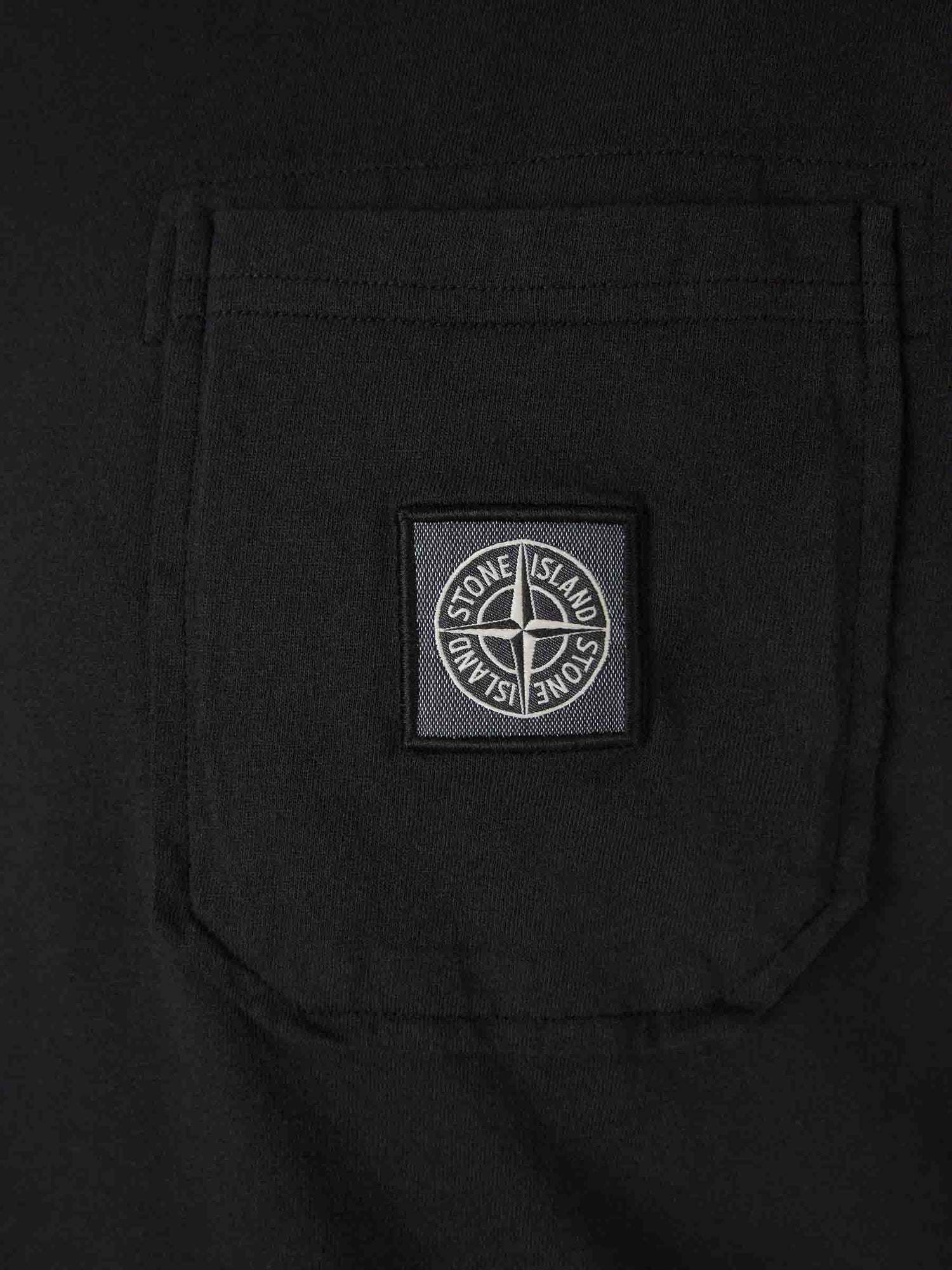 Outlet online Stone Island Hombre Camiseta Cuello Redondo color Negro sku 553-004606 02 - Foto 4
