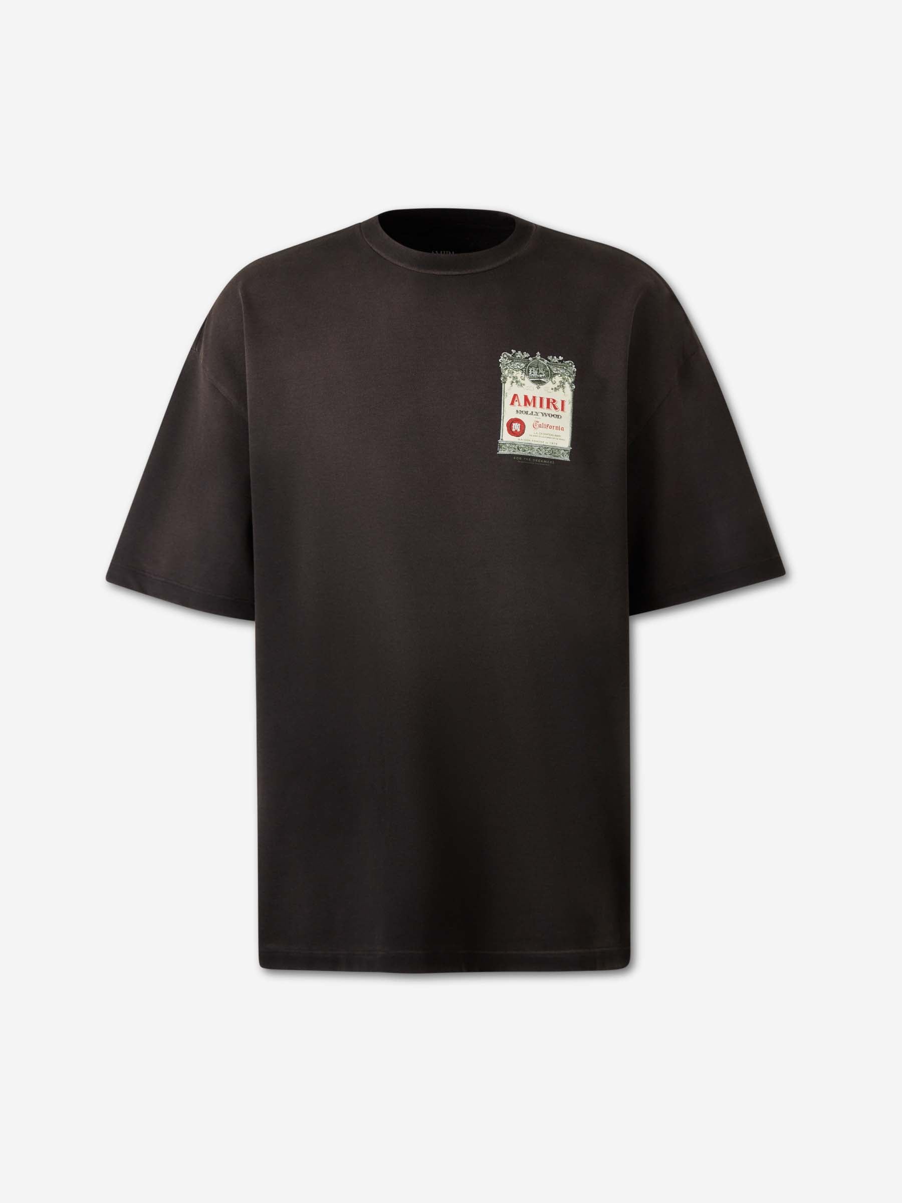 Outlet online Amiri Hombre Camiseta Chateau Stamp color Negro sku 553-004624 01 - Foto 1