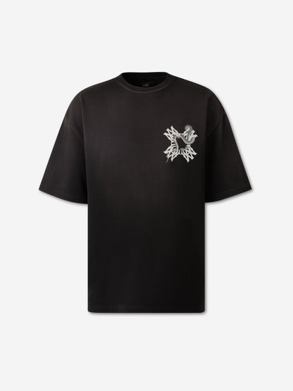 Outlet online Amiri Hombre Camiseta Cuello Redondo color Negro sku 553-004626 01 - Foto 1