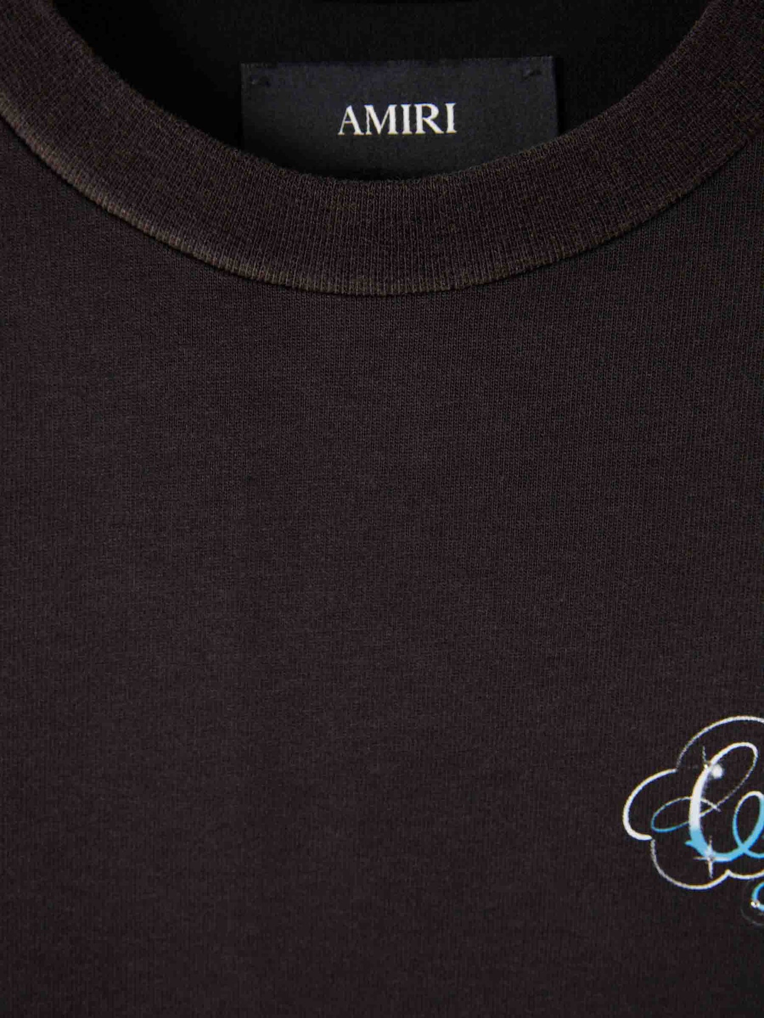 Amiri Hombre Barcelona Camiseta Cuello Redondo color Negro sku 553-004627 01 - Foto 3