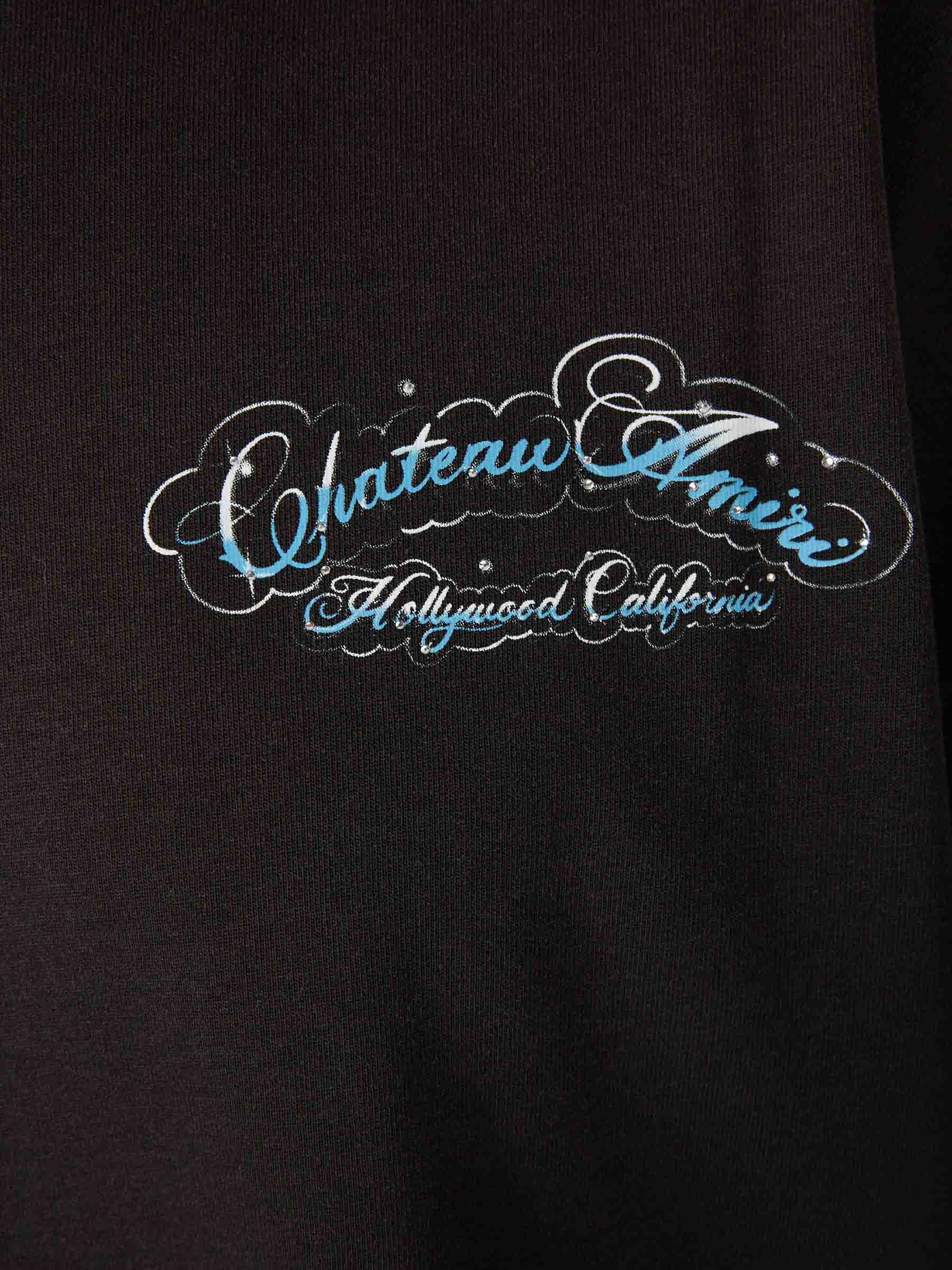Amiri Hombre Barcelona Camiseta Cuello Redondo color Negro sku 553-004627 01 - Foto 4