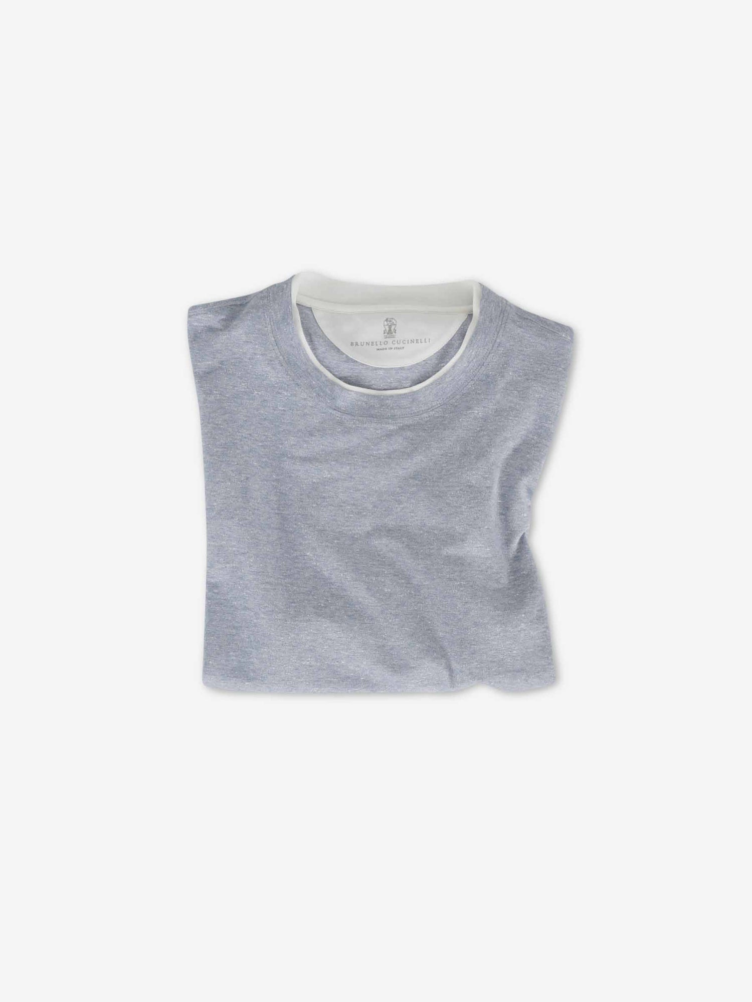 Brunello Cucinelli Hombre Barcelona Camiseta Cuello Redondo color Azul sku 553-004661 01 - Foto 4