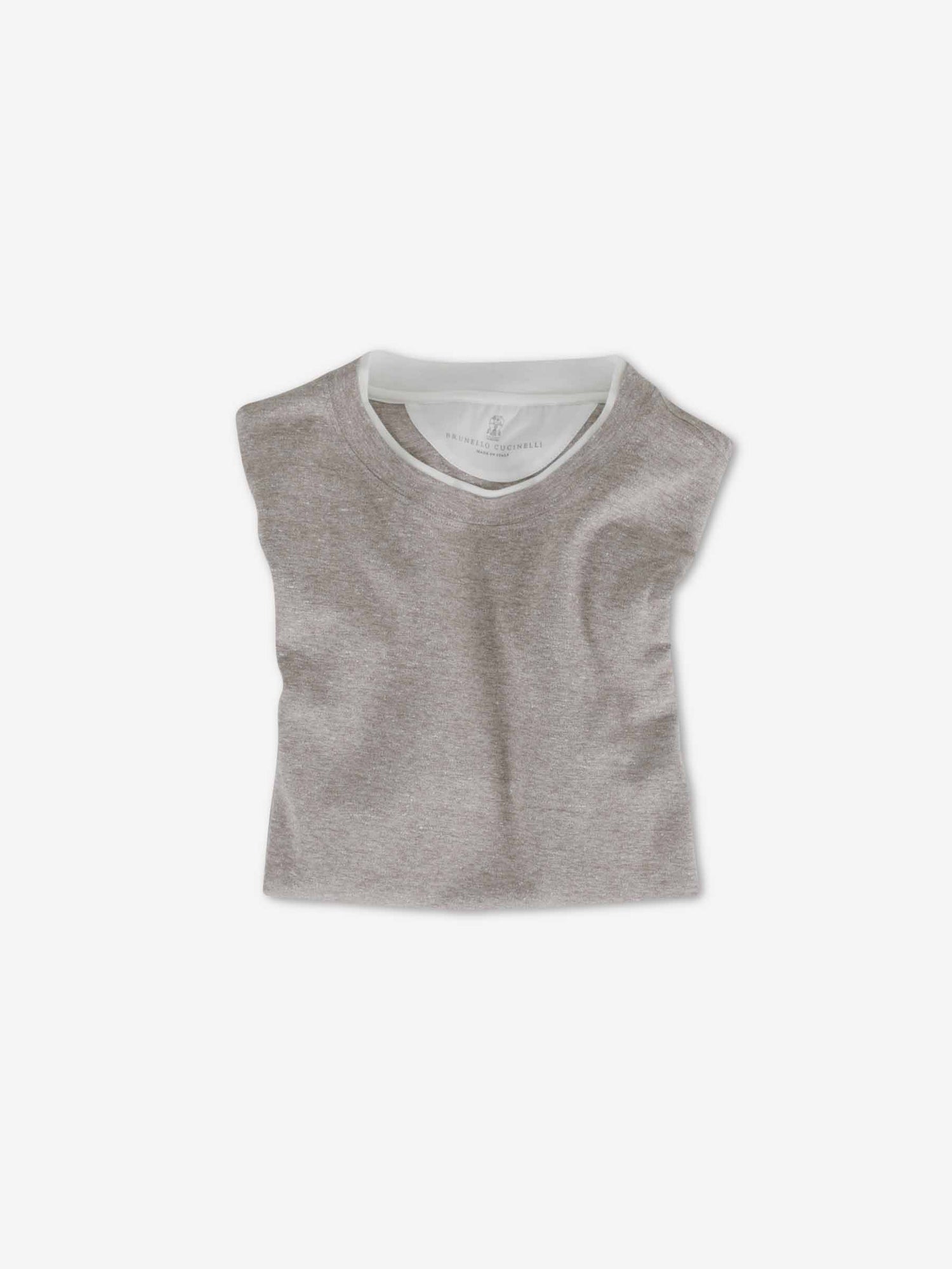 Brunello Cucinelli Hombre Barcelona Camiseta Cuello Redondo color Taupe sku 553-004661 02 - Foto 4