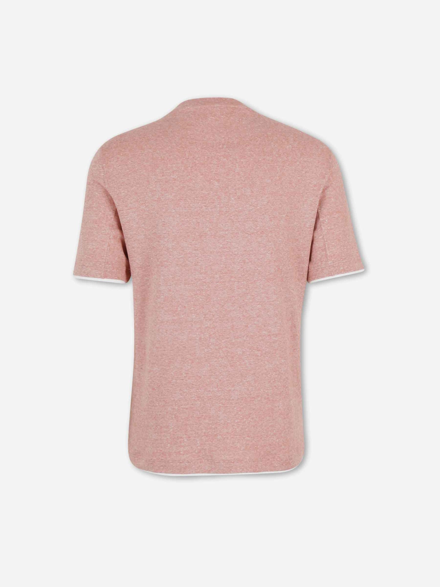 Brunello Cucinelli Hombre Barcelona Camiseta Cuello Redondo color Melocotón sku 553-004661 03 - Foto 2