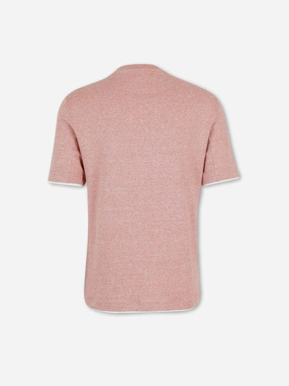 Brunello Cucinelli Hombre Barcelona Camiseta Cuello Redondo color Melocotón sku 553-004661 03 - Foto 2