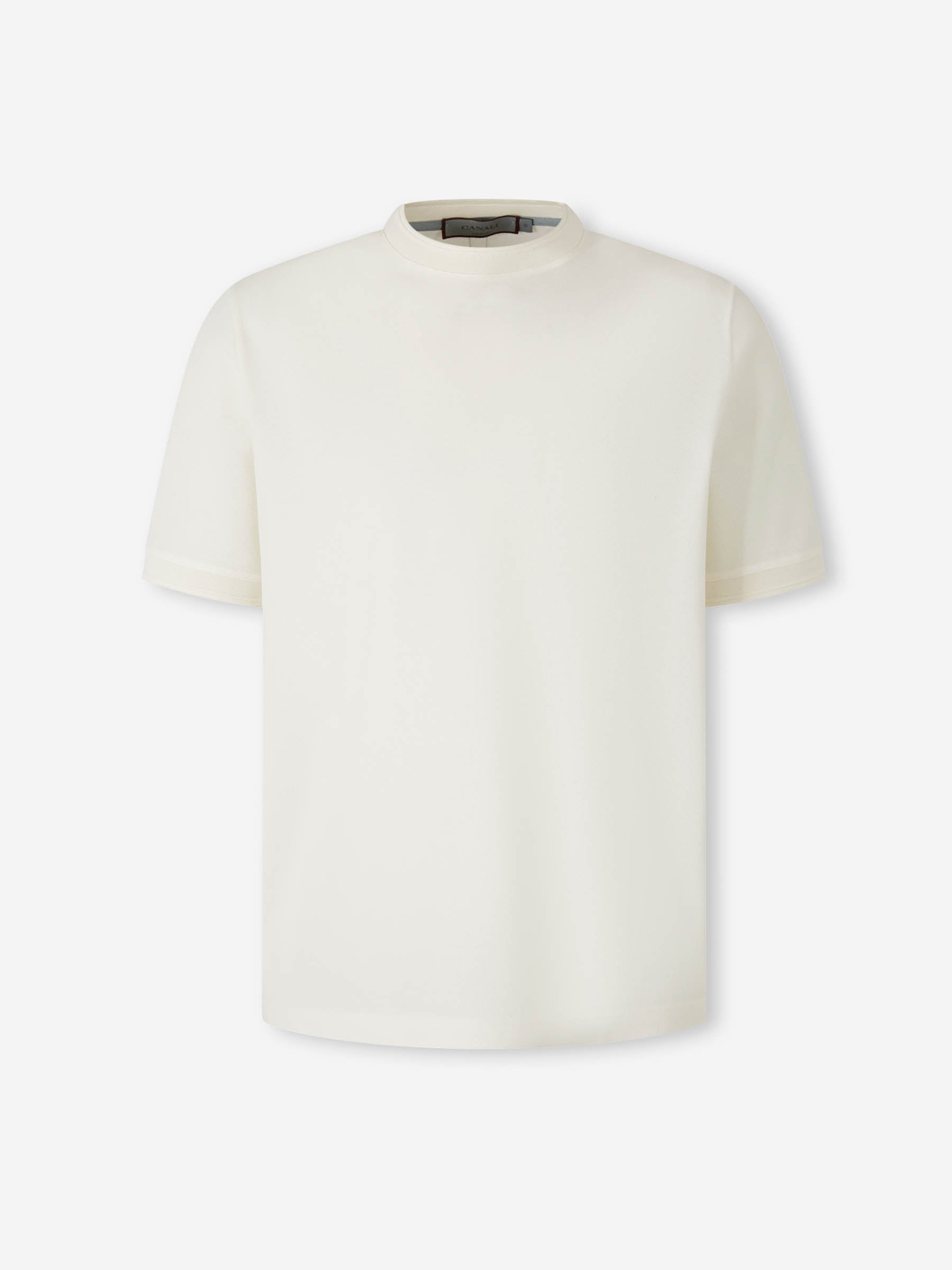 Outlet online Canali Hombre Camiseta Cuello Redondo color Blanco sku 553-004697 01 - Foto 1