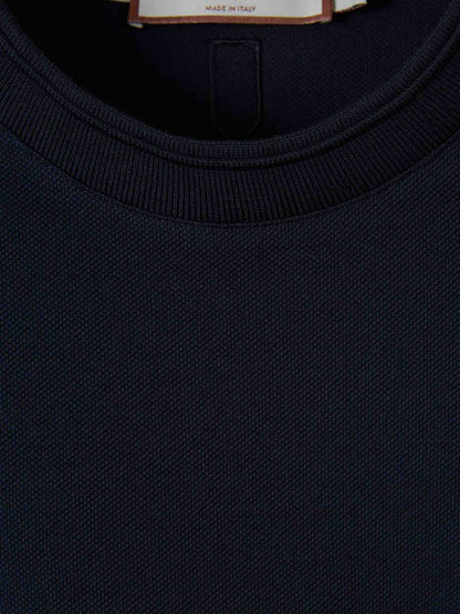 Outlet online Canali Hombre Camiseta Cuello Redondo color Azul Noche sku 553-004697 03 - Foto 3