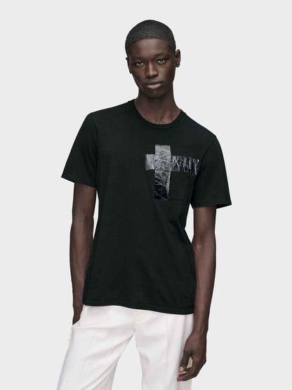Outlet online Maison Margiela Hombre Camiseta Cuello Redondo color Negro sku 553-004716 01 - Foto 2