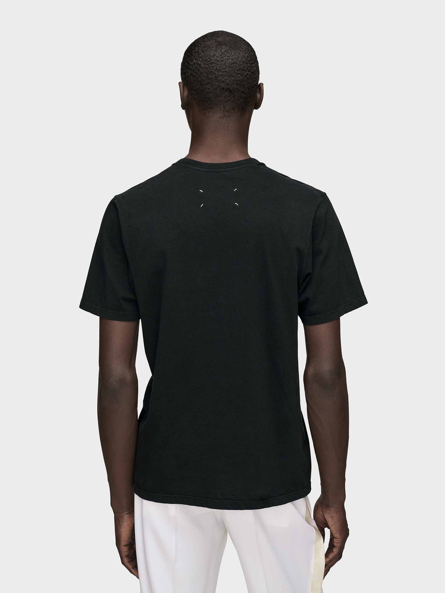 Outlet online Maison Margiela Hombre Camiseta Cuello Redondo color Negro sku 553-004716 01 - Foto 3