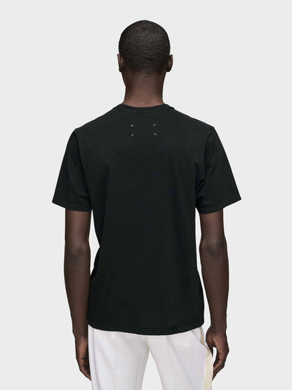 Outlet online Maison Margiela Hombre Camiseta Cuello Redondo color Negro sku 553-004716 01 - Foto 3