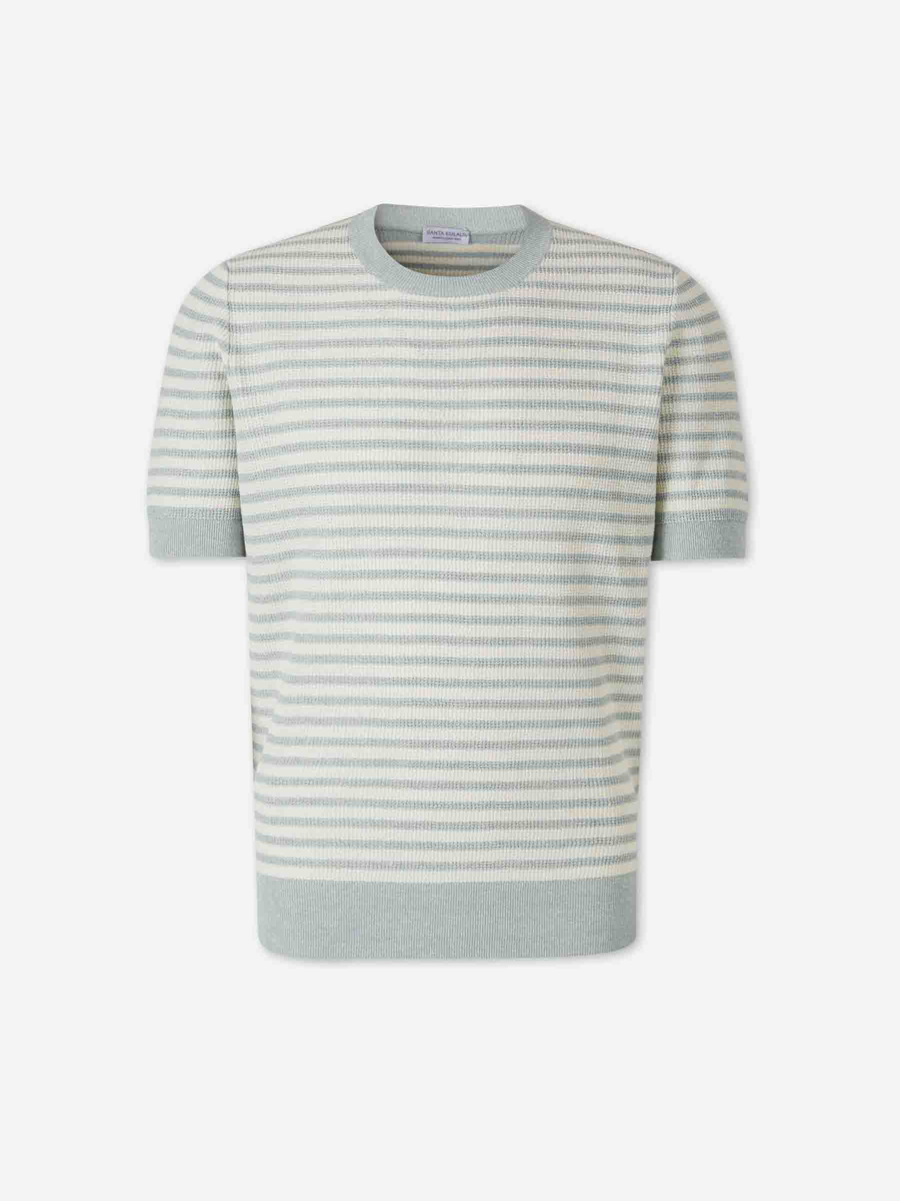 Outlet online Santa Eulalia Hombre Camiseta Cuello Redondo color Verde Menta sku 553-004746 00 - Foto 1