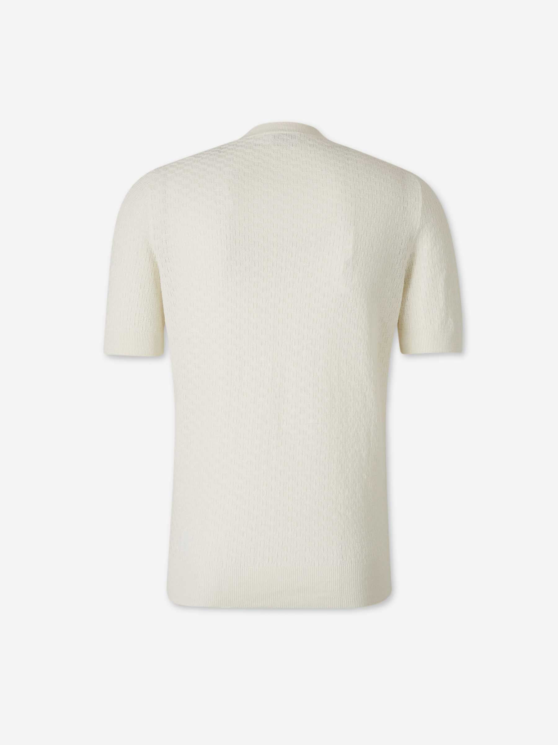 Outlet online Santa Eulalia Hombre Camiseta Cuello Redondo color Blanco sku 553-004747 01 - Foto 2