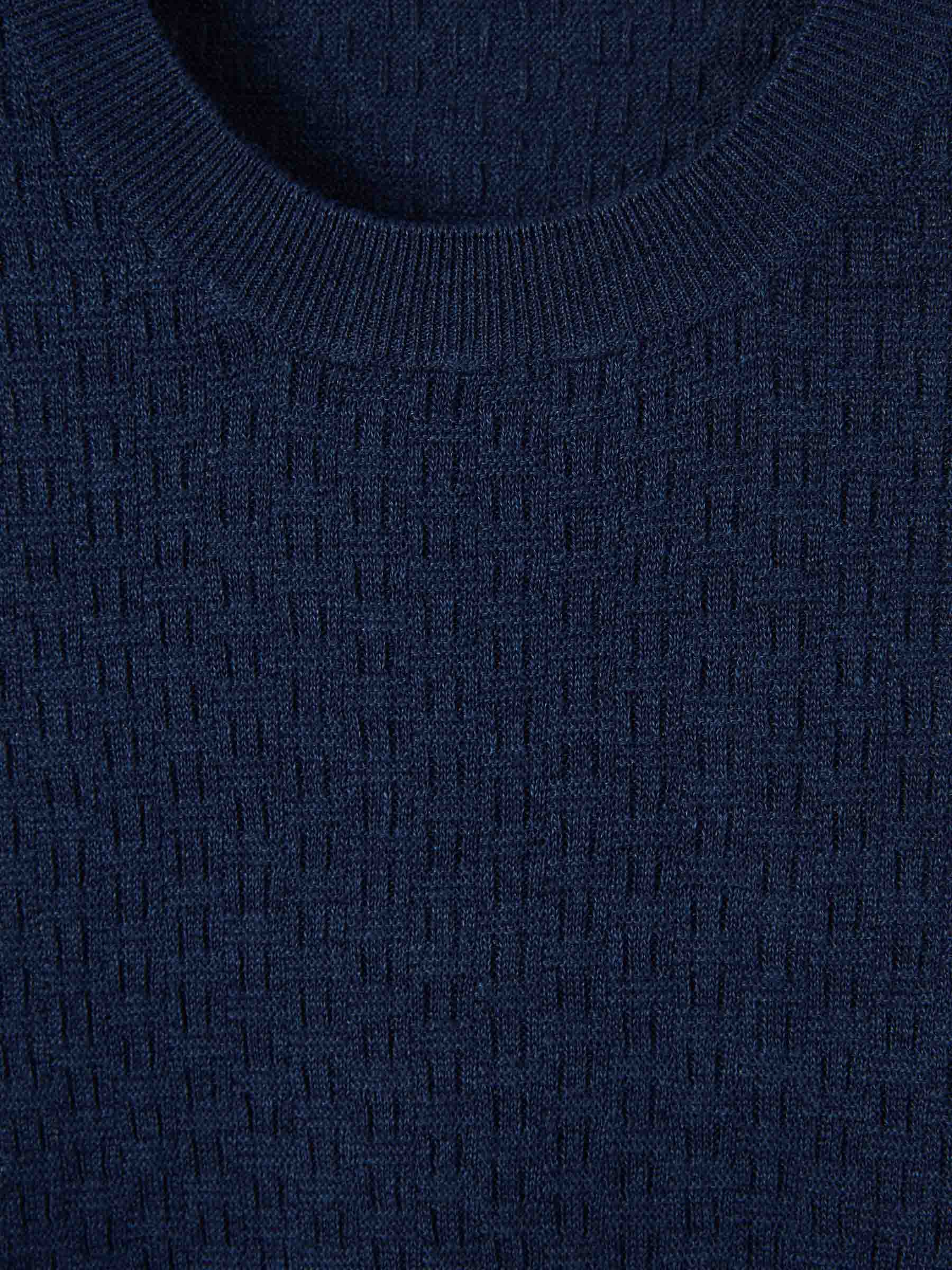 Outlet online Santa Eulalia Hombre Camiseta Cuello Redondo color Azul Marino sku 553-004747 02 - Foto 3