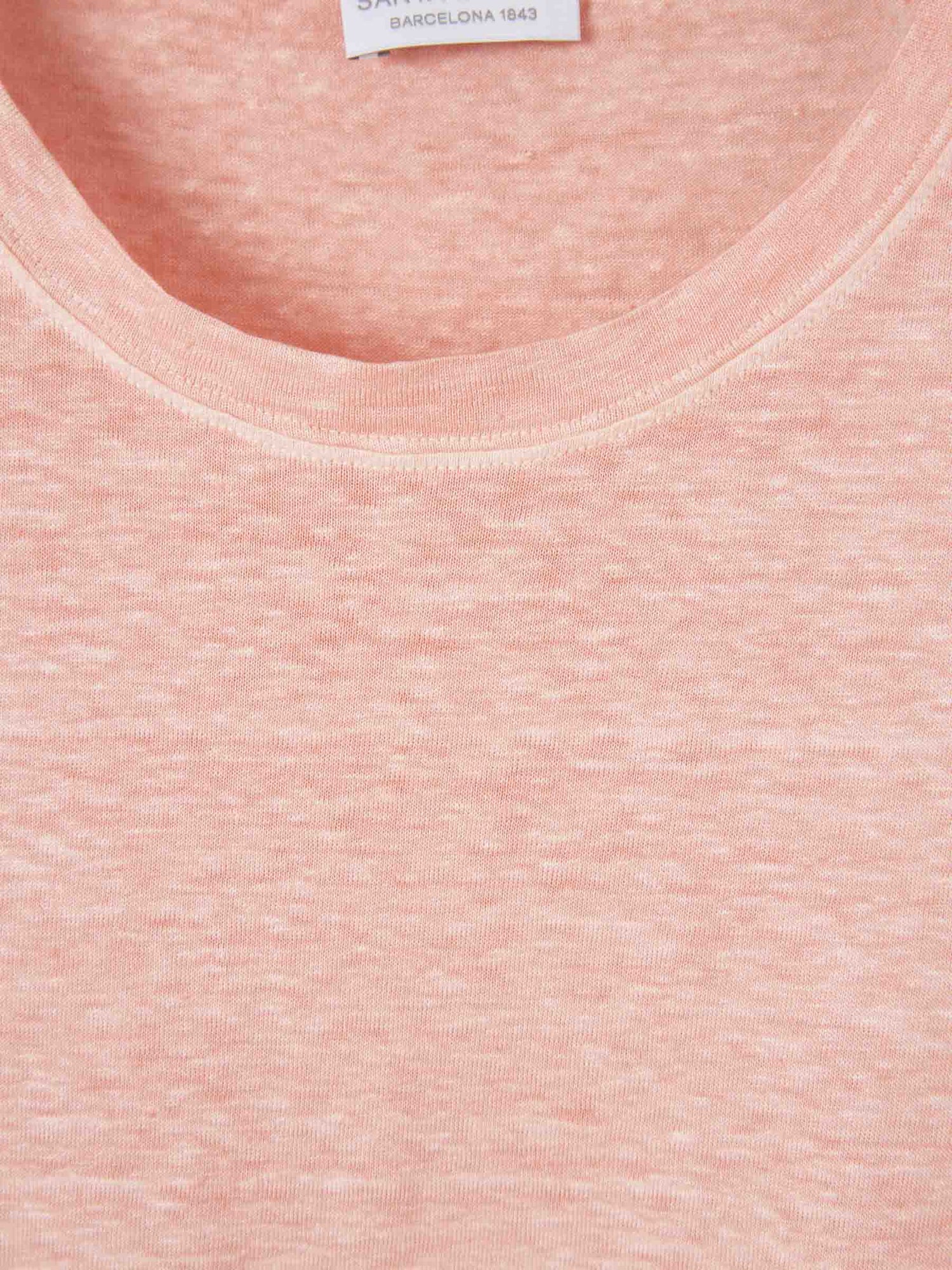 Santa Eulalia Hombre Barcelona Camiseta cuello redondo color Rosa sku 553-004748 01 - Foto 3