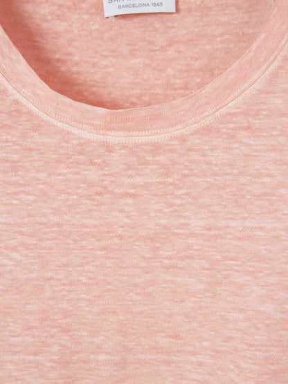 Santa Eulalia Hombre Barcelona Camiseta cuello redondo color Rosa sku 553-004748 01 - Foto 3