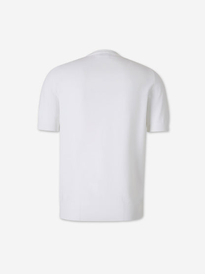 Outlet online Santa Eulalia Hombre Camiseta Cuello Redondo color Blanco sku 553-004749 01 - Foto 2