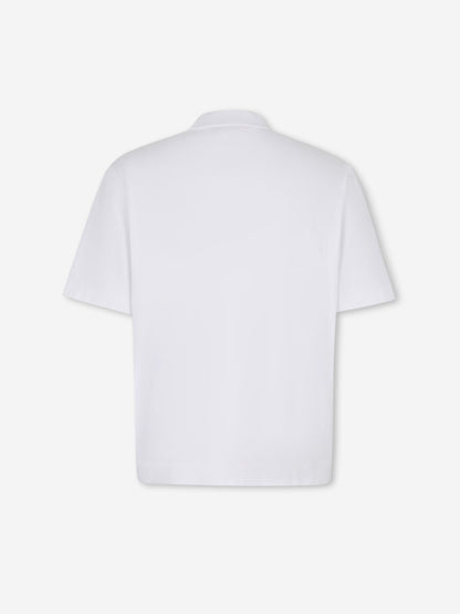 Santa Eulalia Hombre Barcelona Camiseta Lisa Algodón color Blanco sku 553-004759 01 - Foto 2