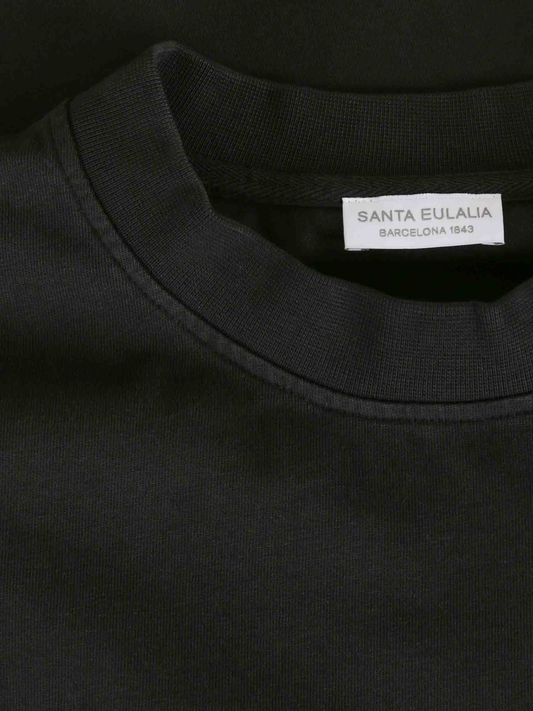 Santa Eulalia Hombre Barcelona Camiseta Lisa Algodón color Negro sku 553-004759 03 - Foto 3