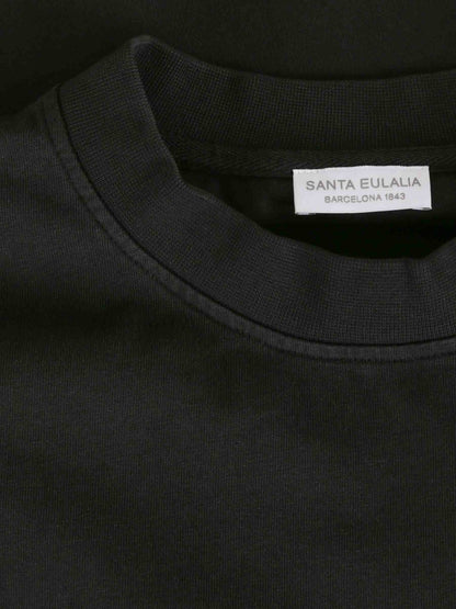 Santa Eulalia Hombre Barcelona Camiseta Lisa Algodón color Negro sku 553-004759 03 - Foto 3