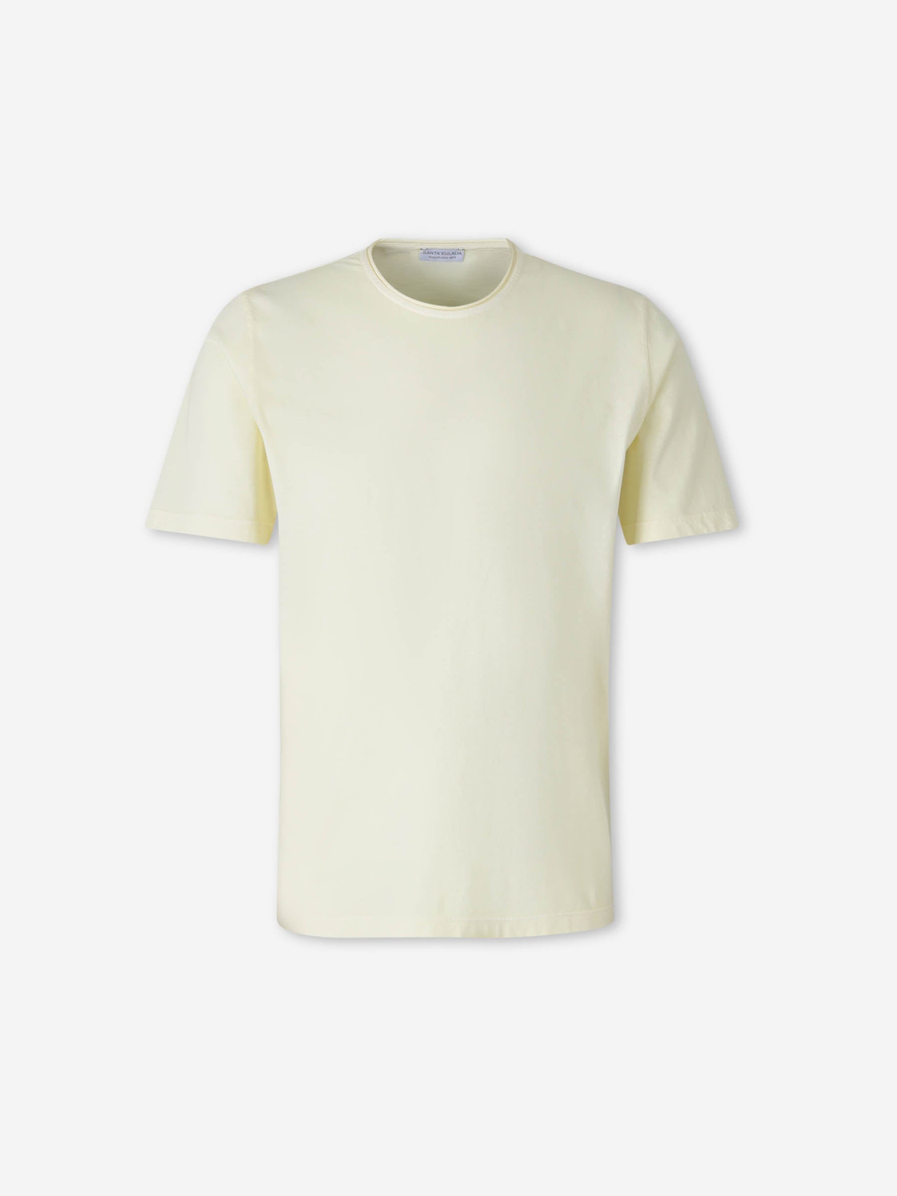 Santa Eulalia Hombre Barcelona Camiseta Cuello Redondo color Amarillo Claro sku 553-004762 02 - Foto 1