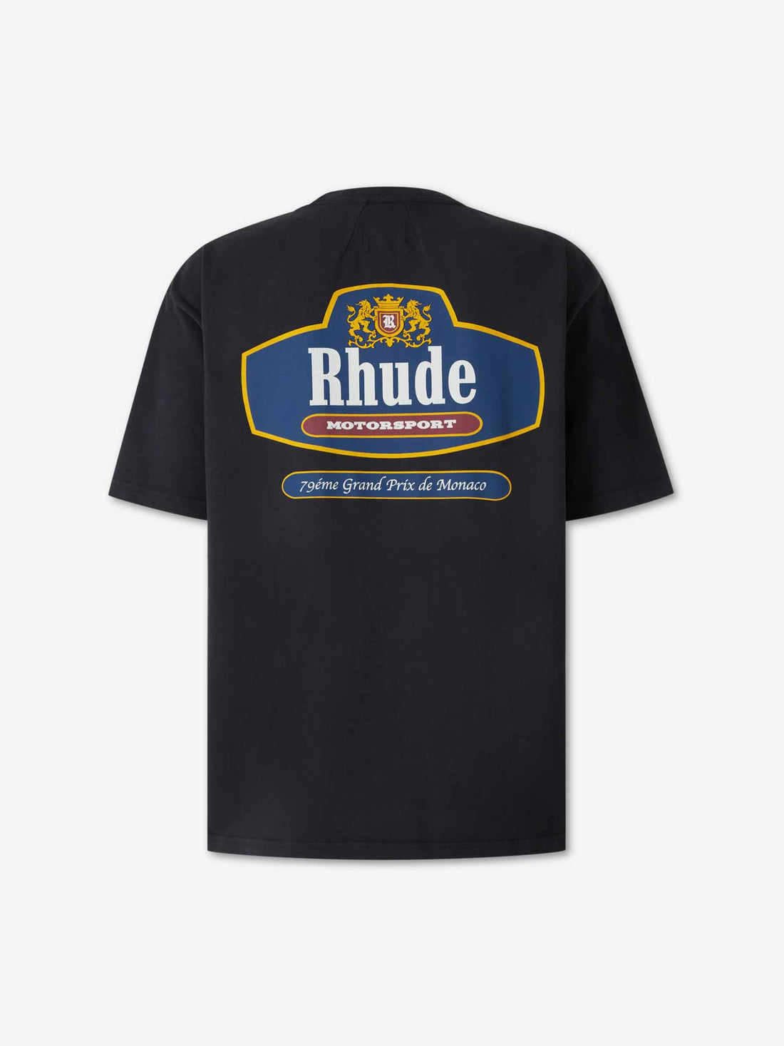 Rhude Hombre Barcelona Camiseta Cuello Redondo color Azul Noche sku 553-004796 01 - Foto 2