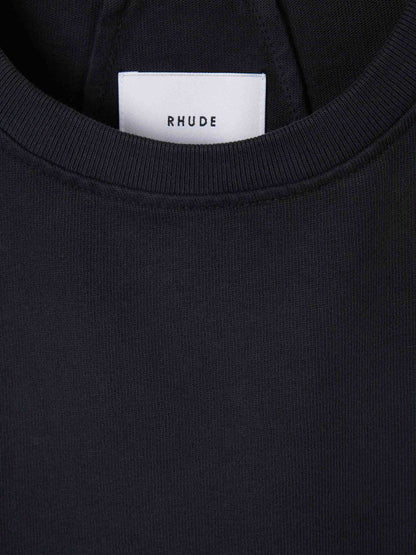 Rhude Hombre Barcelona Camiseta Cuello Redondo color Azul Noche sku 553-004796 01 - Foto 3