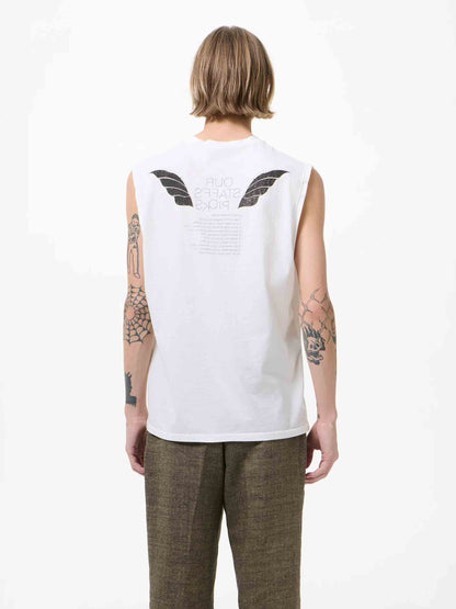 Outlet online Our Legacy Hombre Camiseta Tirantes Breathe color Blanco sku 553-004800 01 - Foto 3