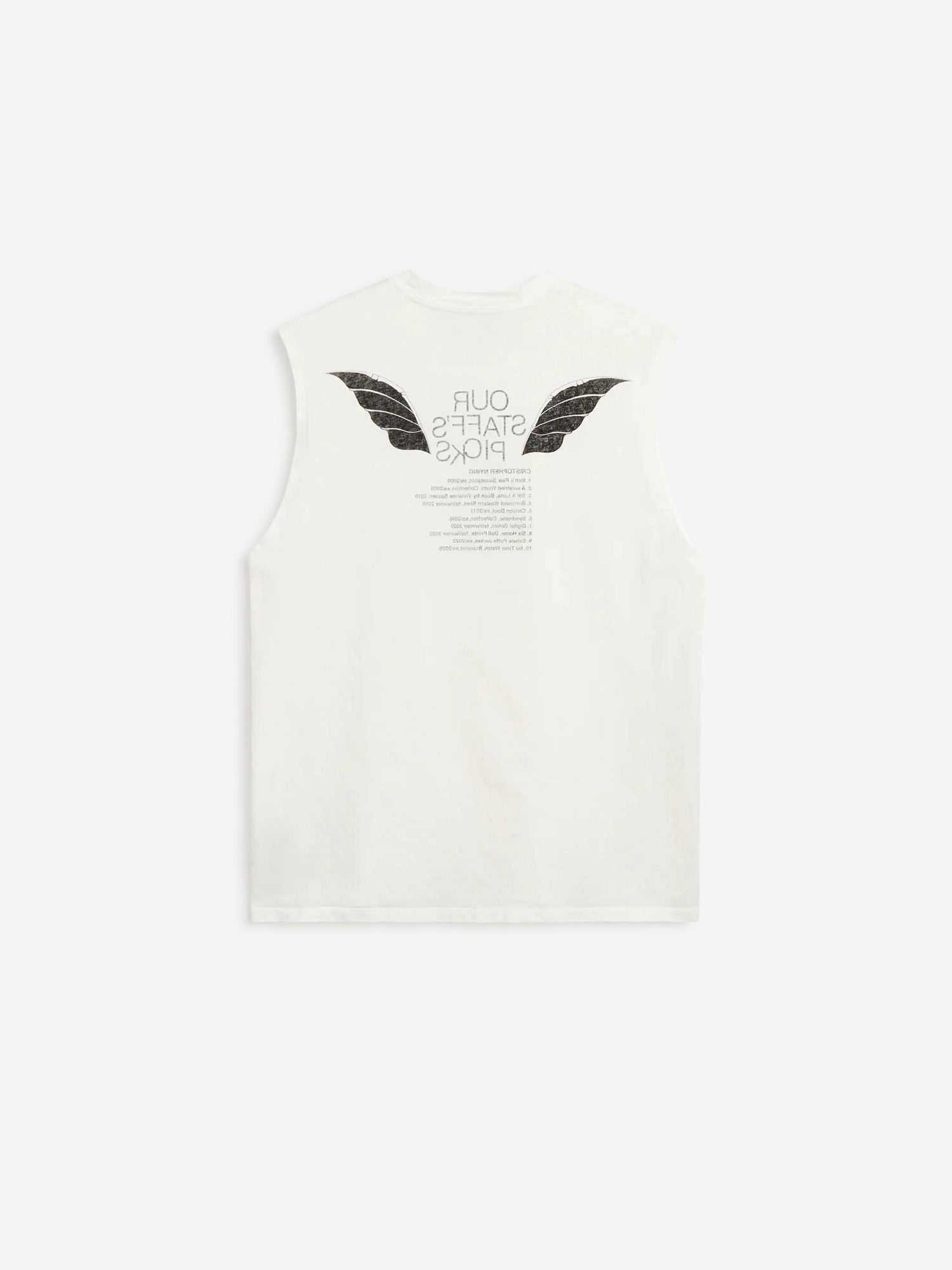 Outlet online Our Legacy Hombre Camiseta Tirantes Breathe color Blanco sku 553-004800 01 - Foto 4