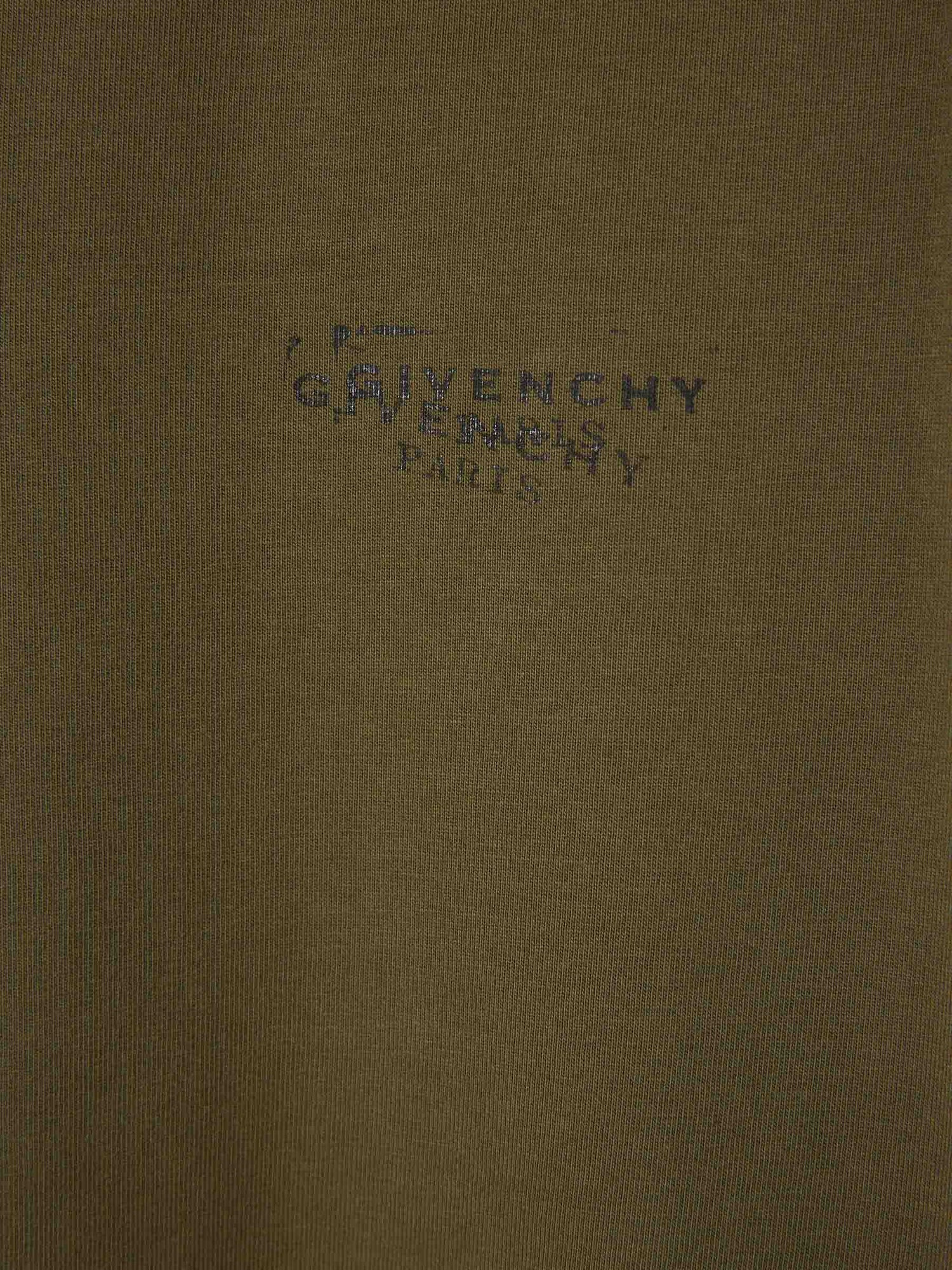 Outlet online Givenchy Hombre Camiseta Stamp color Verde Militar sku 554-000017 01 - Foto 4